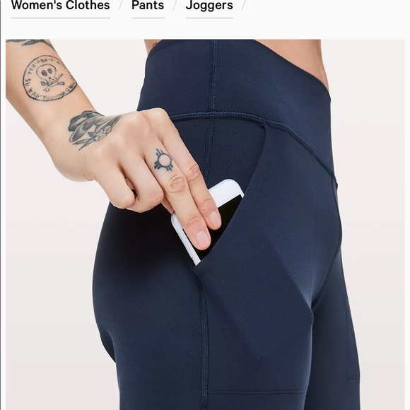 Lululemon Align Joggers - Navy - Picture 3 of 4